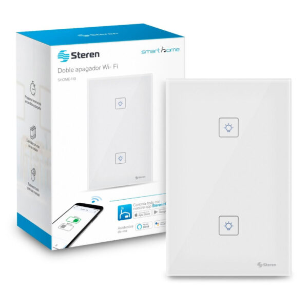 APAGADOR STEREN SHOME 110 DOBLE WIFI