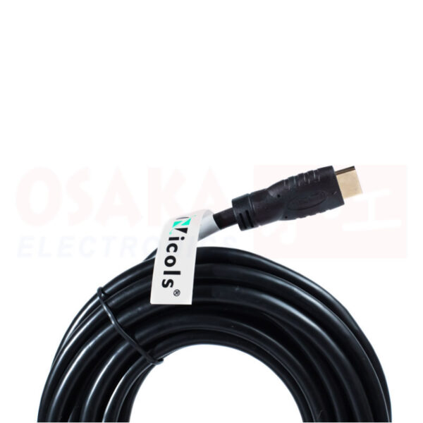 CABLE NICOLS HDMI 3M V1.4 ENCAUCHETADO