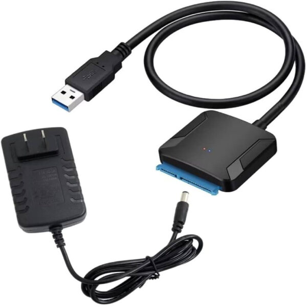 ADAPTADOR NICOLS USB 3.0 A SATA CON  APAPTADOR AC