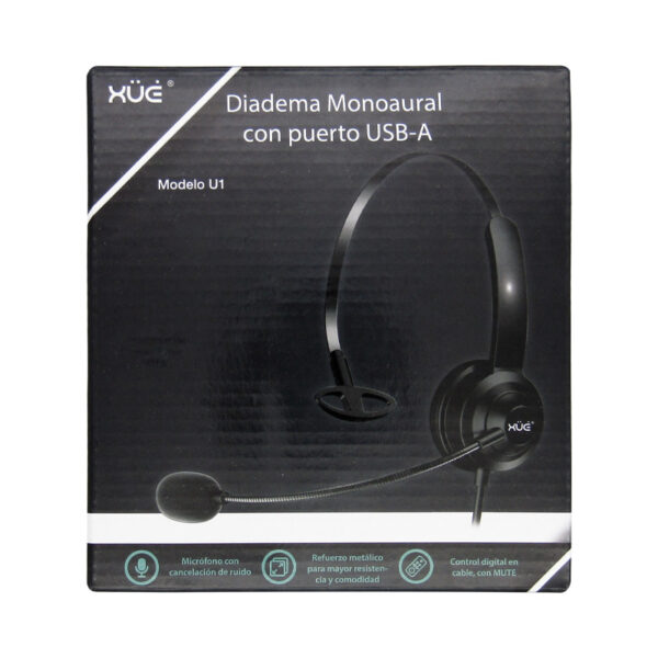 DIADEMA XUE U1 MONO ACC DXU 1197 USB 2.0