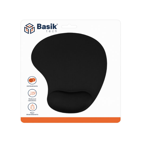 PAD MOUSE GEL JALTECH BASIK  NEGRO