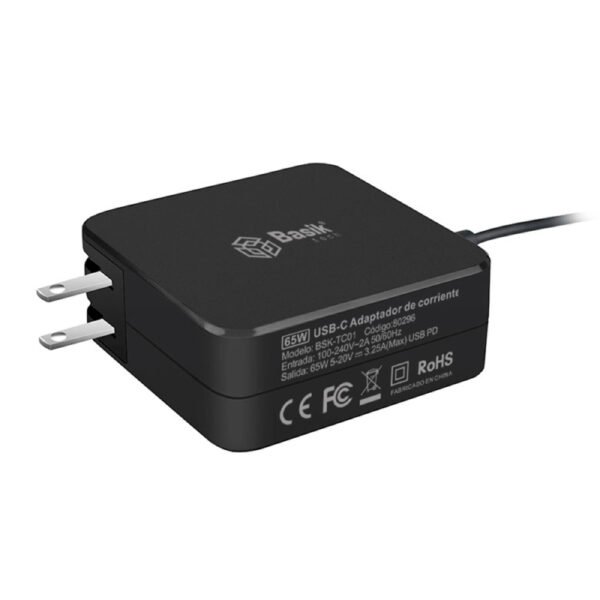 CARGADOR PORTATIL  BASIK TIPO C 65W