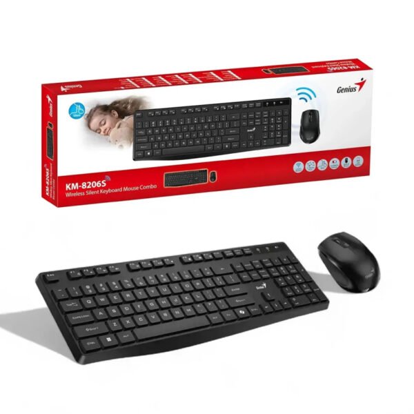 TECLADO Y MOUSE GENIUS KM 8206S INALAMBRICO