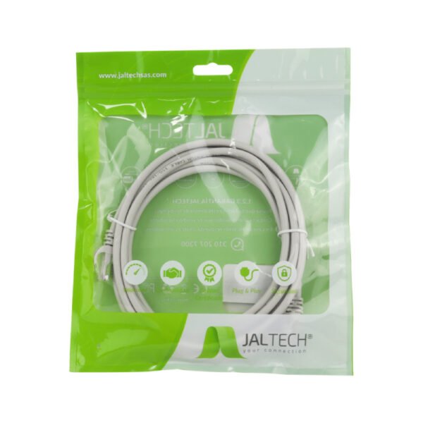 PATCH CORD JALTECH 3 MTS GRIS