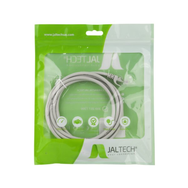 PATCH CORD JALTECH CAT6 5 MTS GRIS 11463